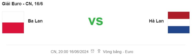 Ba Lan vs Hà Lan