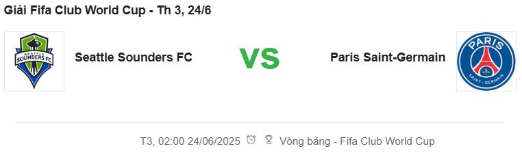 Seattle Sounders vs PSG